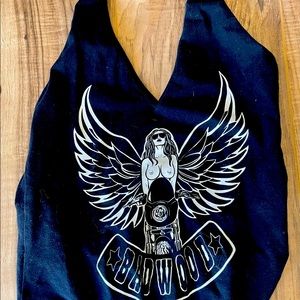 Badwood Biker Lady Onsie Halter